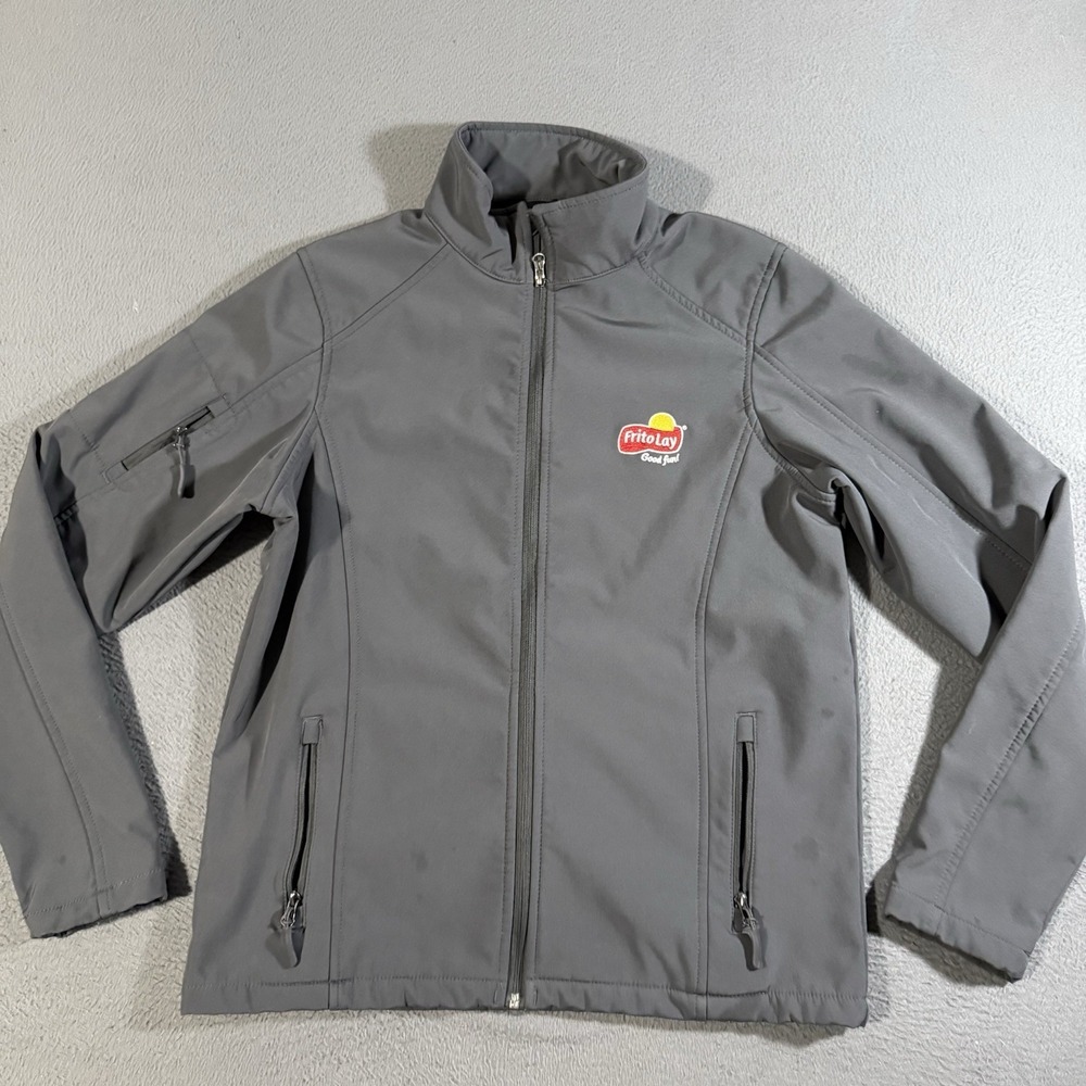 Dunbrooke Gray Soft Shell Frito Lay Employee Jacket Mens‎ Size Medium